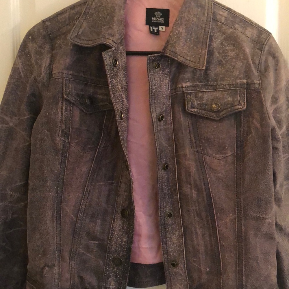 VERSACE leather jacket - Picture 3 of 4